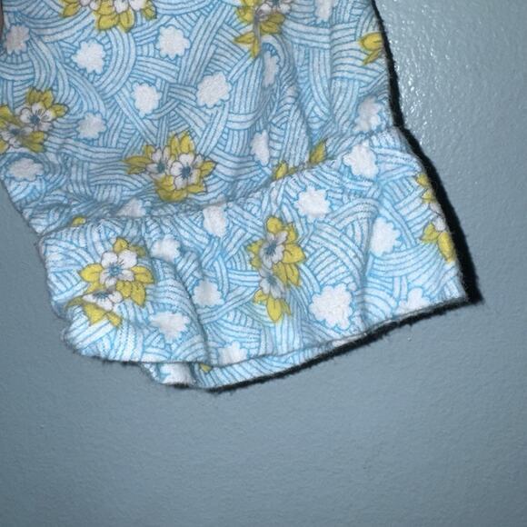 20th Century Wear Flannel Nightgown MED Granny Ruffle Long Sleeve Vintage - Picture 4 of 9